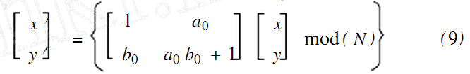 基于Arnold变换的数字图像加密算法