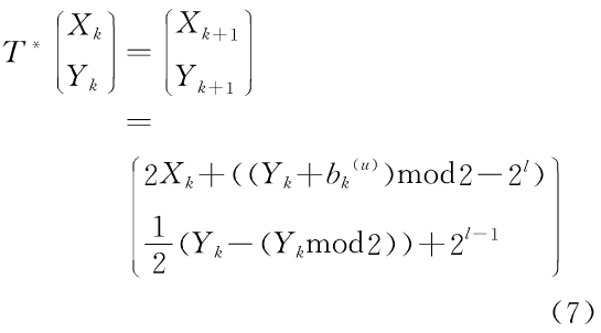 基于面包师变换的数字图象加密技术