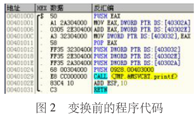 子程序花指令加密算法