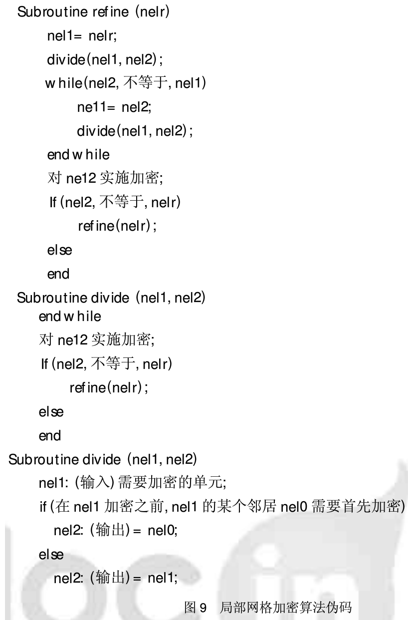 基于叉树法的自适应有限元局部网格加密研究