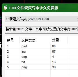 为什么在CHK文件恢复专家中显示的文件名称没有按顺序排列？
