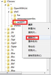 超级加密3000软件卸载后,右键菜单项为何仍旧显示?