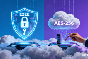 端到端加密（E2EE） vs 云服务商加密：AES-256 如何平衡安全与可用性？​