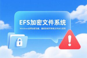 加密文件打不开？重装系统后文件锁死，可能是EFS的“锅”！（附解决方案）