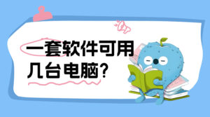 软件购买页面的“套”是什么意思？一套软件可用于几台电脑？