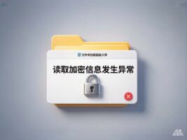 重装系统后加密文件夹打不开,提示“读取加密信息发生异常” ,怎么办?